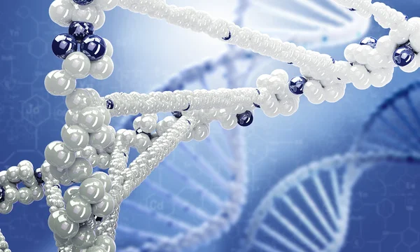 ДНК молекули — стокове фото