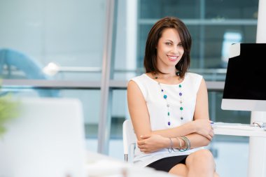 Modern başarılı iş kadını