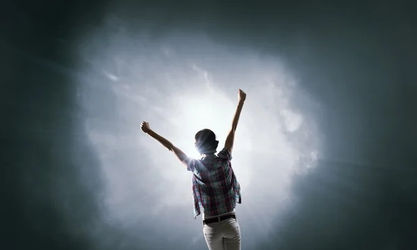 À luz do sucesso — Fotografia de Stock