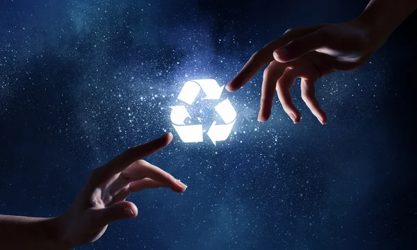 Recycling-Konzept — Stockfoto