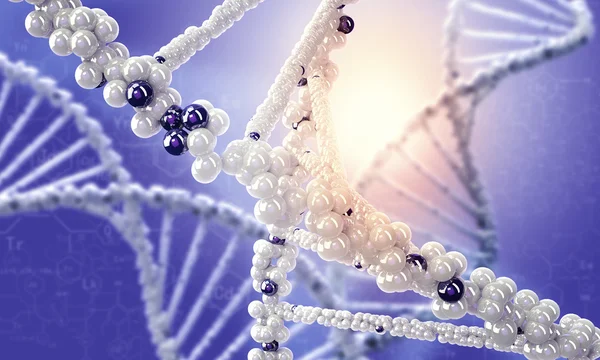 Dna-Molekül — Stockfoto