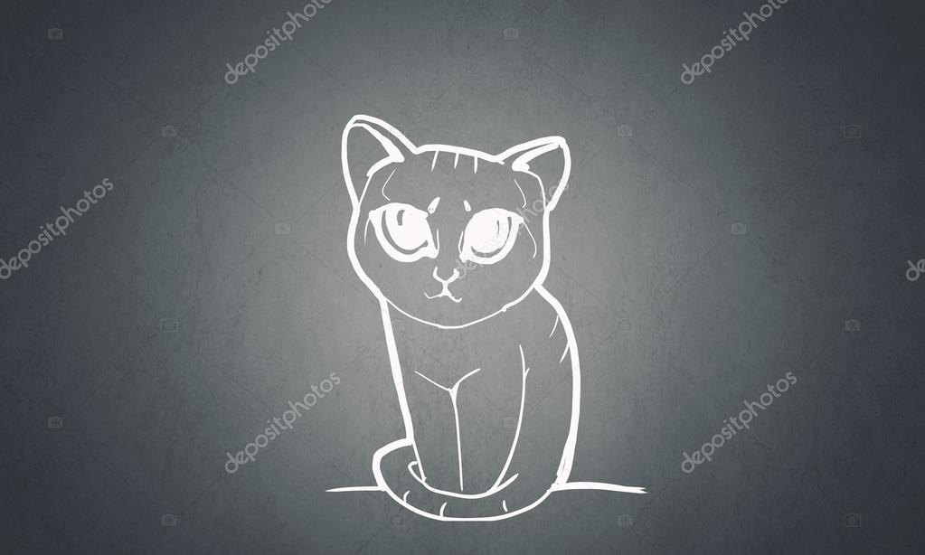 Chat Dessin Images Libres De Droit Photos De Chat Dessin Depositphotos