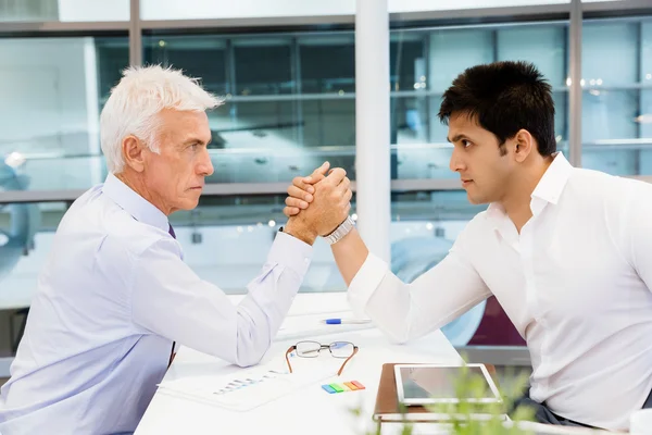 Wie is de leider — Stockfoto