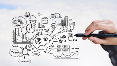 İş stratejisi. Kavram görüntü