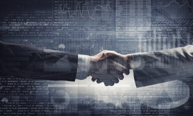 İş anlaşması. Kavram görüntü