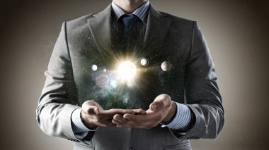 Güneş sistemi. Kavram görüntü