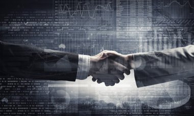 İş anlaşması. Kavram görüntü