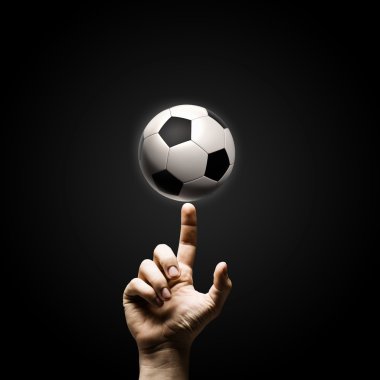 Futbol oyunu. Kavram görüntü