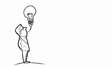 karikatür komik adam