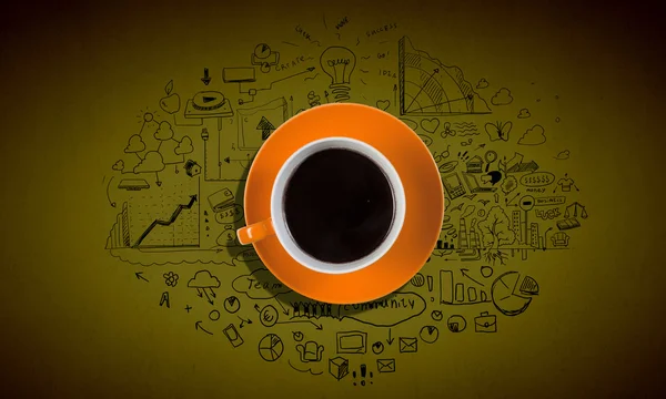 Kaffe tid. Begreppet bild — Stockfoto