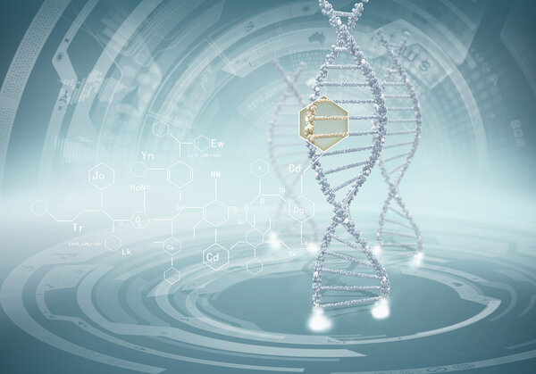DNA molecule. Concept image