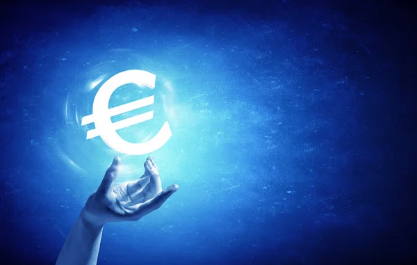 Monnaie euro. Image conceptuelle — Photo