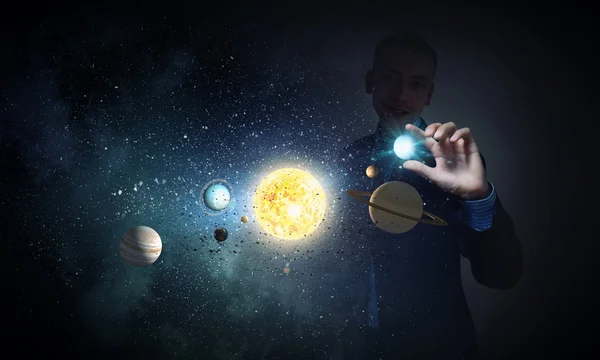 Sonnensystem. Konzeptbild — Stockfoto