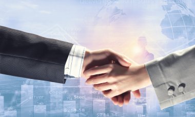 İş anlaşması. Kavram görüntü