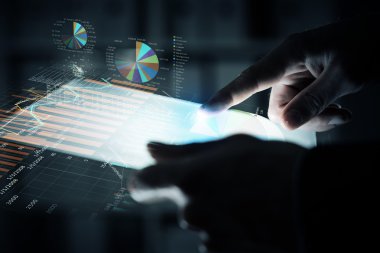 Sanal panel. Kavram görüntü