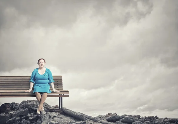 Overweight problem. Concept image — Stock Photo, Image