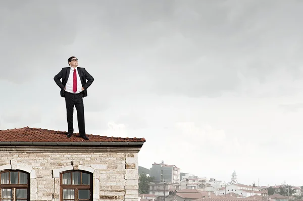 Un uomo d'affari sicuro di sé. Concetto immagine — Foto Stock