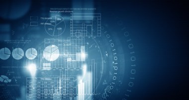 İş dijital arka plan