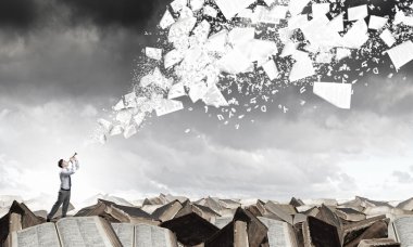 İş adamı oyun boru