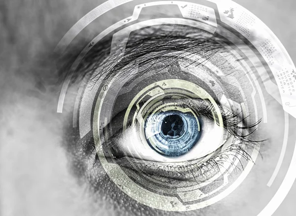 Eye scanning. Concept image — Stock Photo, Image