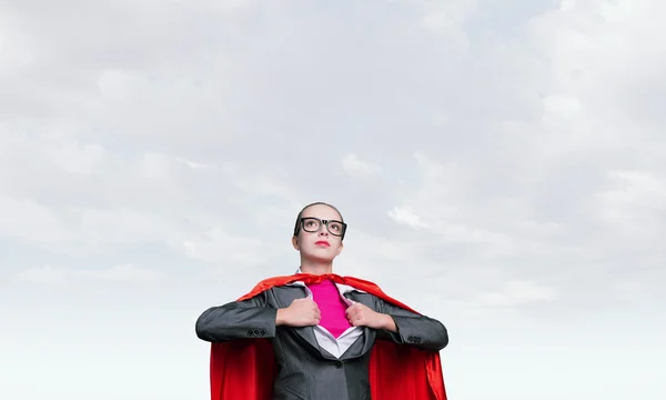 Süper güç kadın ister — Stok fotoğraf
