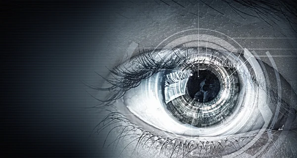 Eye scanning. Concept image — Stock Photo, Image