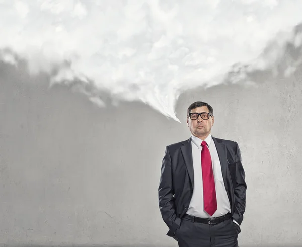 Un uomo d'affari premuroso. Concetto immagine — Foto Stock