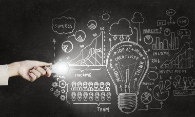 İş planı için fikir. Kavram görüntü