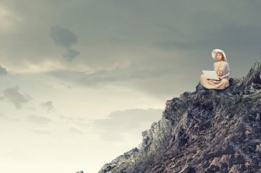 Uzaktan çalışma. Kavram görüntü