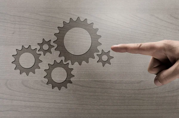 Gears mechanism. Concept image — Stock Photo, Image