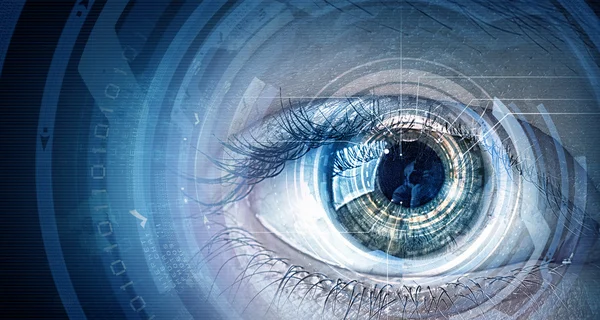 Eye scanning. Concept image — Stock Photo, Image