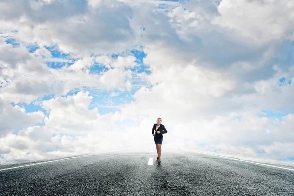 She is ready to compete — Stock Photo, Image