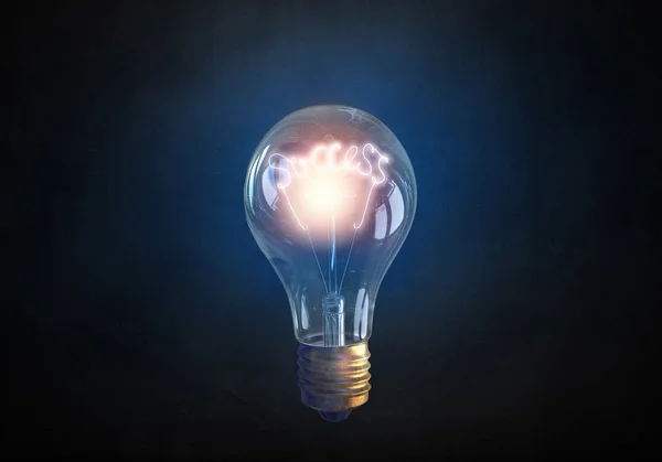 Bright electric bulb — Stock Photo, Image