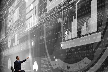 Modern teknolojileri kullanan insanlar.