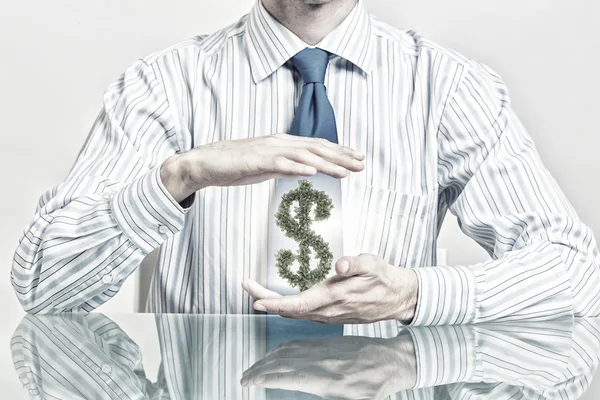 Protect money investments — Stock Photo, Image