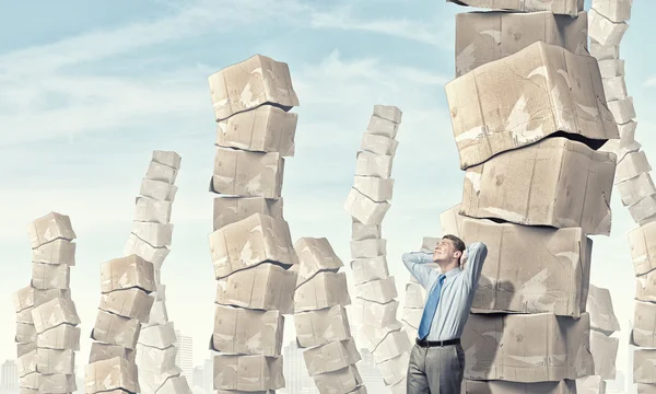 Eu fiz todo o trabalho duro — Fotografia de Stock