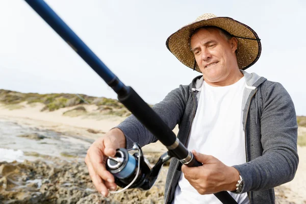 Immagine di pescatore — Foto Stock