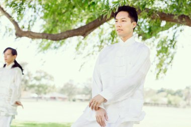 İnsanlar Park Thai chi