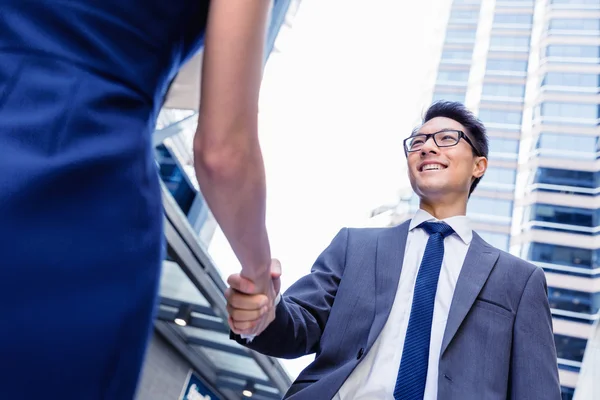 Nice talk out of the office — Stock Photo, Image