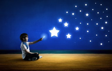 Modern teknolojiler kullanarak çocuk