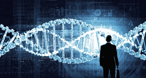 生物技术和 Dna 研究 — 图库照片