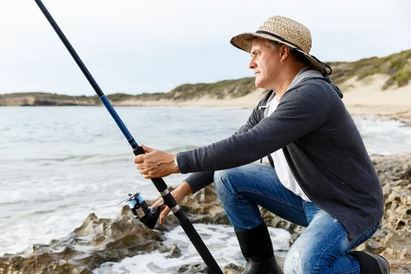 Immagine di pescatore — Foto Stock