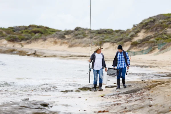 Bild av fiskare — Stockfoto