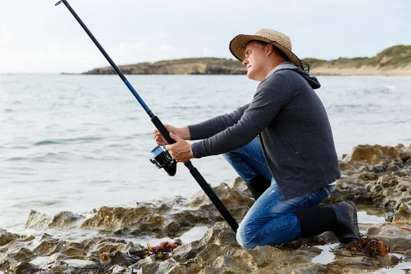 Immagine di pescatore — Foto Stock