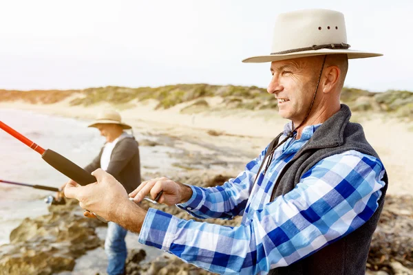 Bild av fiskare — Stockfoto