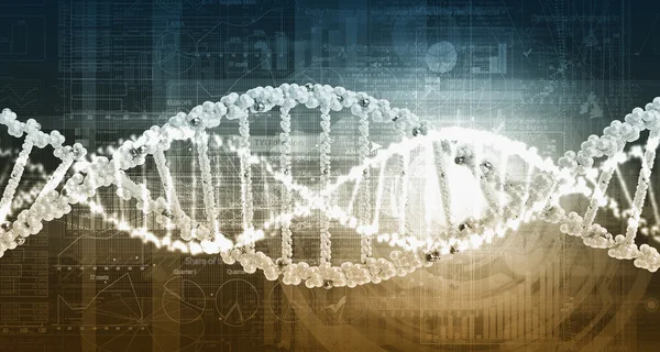 DNA molecule background — Stock Photo, Image