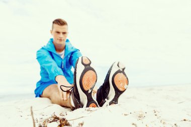 Adam sahilde dışında eğitim