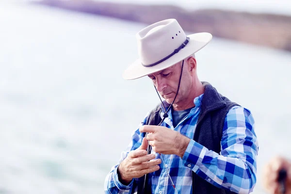 Picture of fisherman — Stock Photo, Image