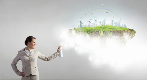 Alternitive energy concept — Stock Photo, Image