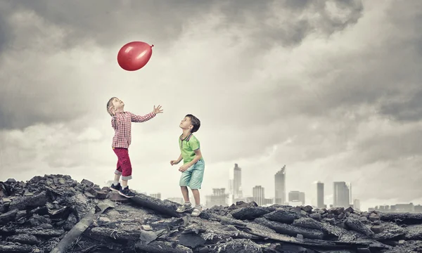 Careless happy children — Stock Photo, Image